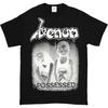 Рубашка Venom Band Черная футболка унисекс Venom Possessed