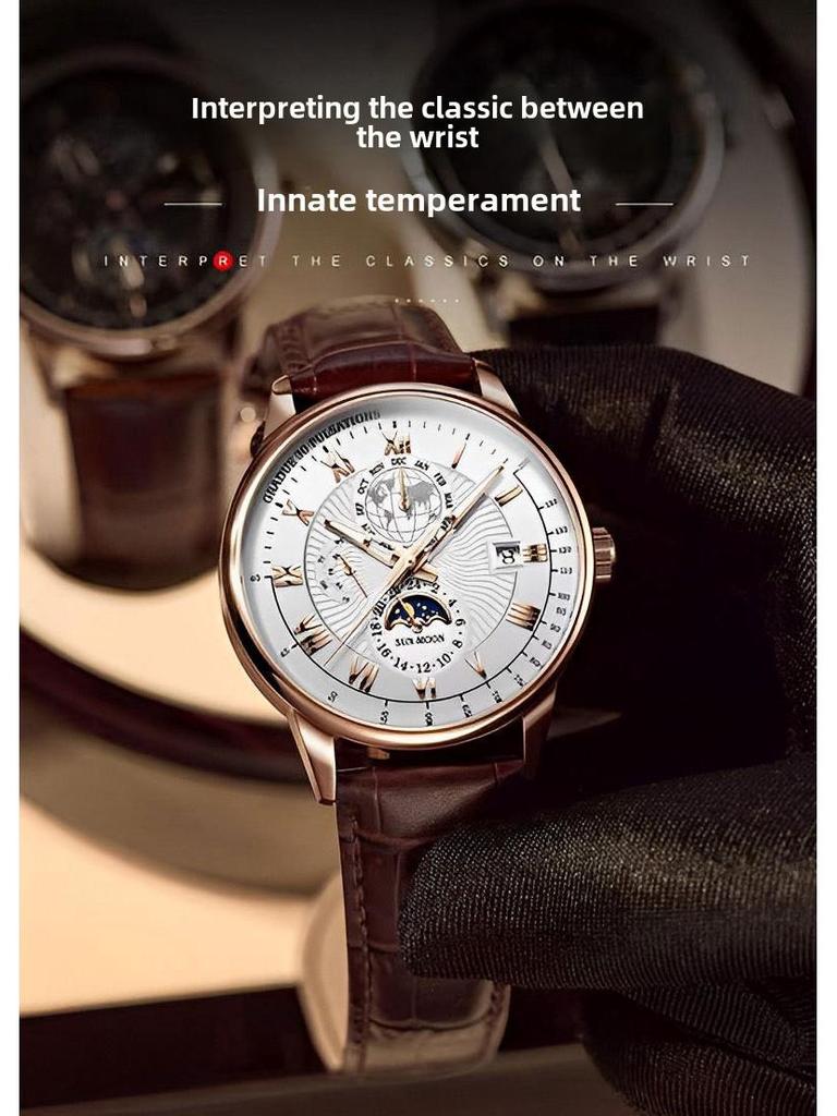 Мужские модные кварцевые спортивные часы с календарем и функциями водонепроницаемости — идеальный вариант для старшеклассников и бизнесменов.