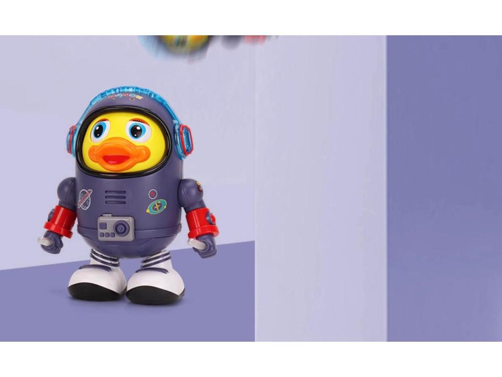 Electric Dancing Astronaut Duck Toy - Singing Robot for Babies & Toddlers (3-12 Months)