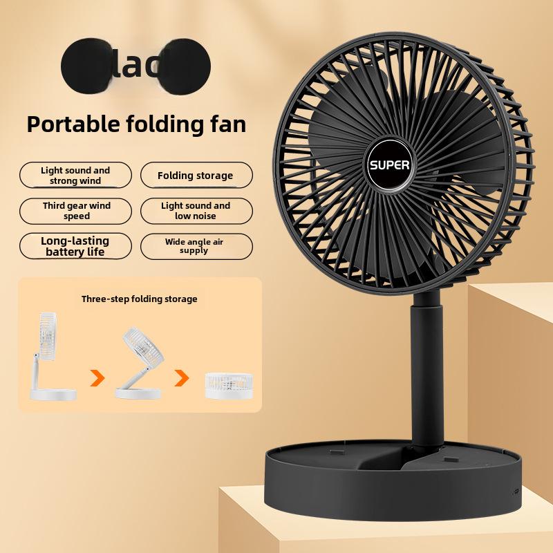 Rechargeable Portable Mini Desktop & Handheld USB Fan