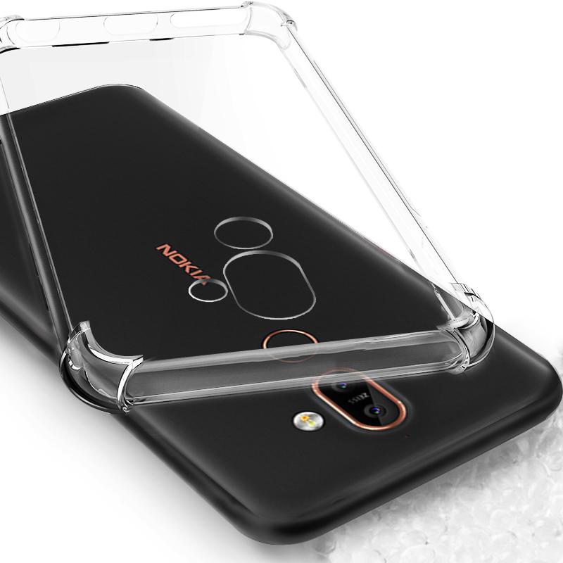 Для Nokia G10 G20 G21 G22 X10 X20 XR21 C22 C32 C12 1 2 3 6 7 8 9 X7 X5 X6 7,1 2,1 3,1 5,1 прозрачная крышка противоударный силиконовый прозрачный чехол