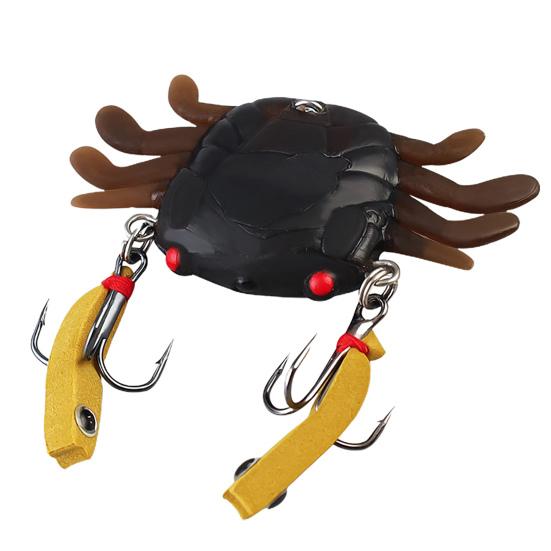 4.5CM/6G 6.5CM/13G Fishing Soft TPR Lure Crab Shrimp Squid Bait Octopus Trolling Swimbait Bass Freshwater Saltwater Fishing Jig Bait