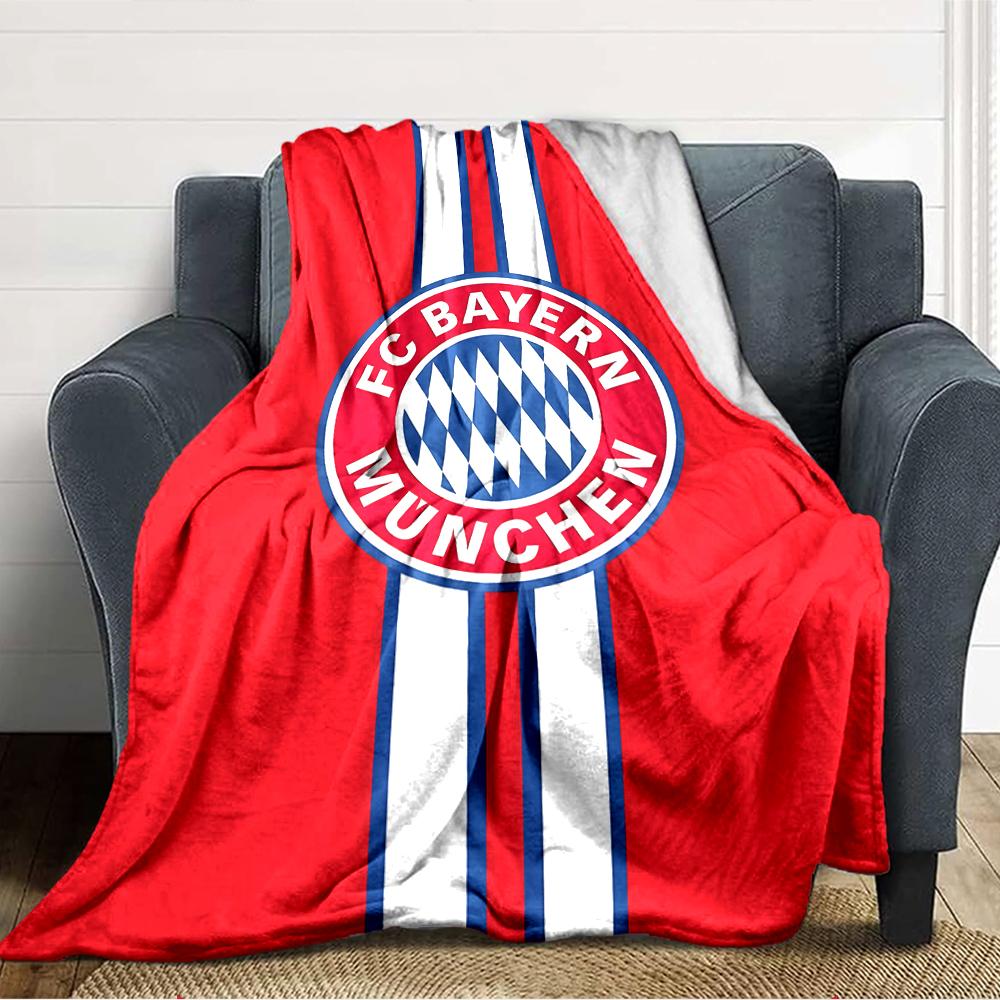1pc Football Team (37) Blanket, Gift, for Men and Women, Soft Blanket, Good for Sofa Bed Couch Travel, Lightweight Flannel Blanket