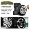 White Waterproof Cars Wheel Tire Oily Mark Pen Auto Rubber Tyre Paint Pen Permanent Marker Graffiti Touch Up Car Accessories