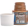 Peinture tissu - pebeo - sétacolor opaque moire cuivre - 45 ml - couleur cuivrée - effet métallique