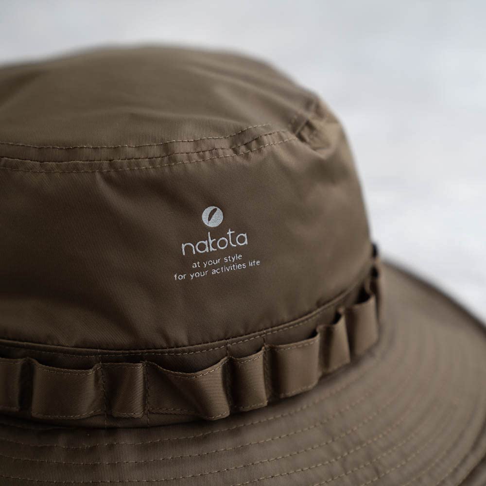 Водонепроницаемая нейлоновая шляпа Nakota БЕСПЛАТНАЯ Водонепроницаемая нейлоновая шляпа-ведро для сафари и приключений, один размер подходит для головы, серо-бежевая шляпа, Шляпа, Шляпа, Шляпа, Мужская Женская, Все,