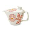 Kunzangama Teapot, Small, Hasami Ware, Made In Japan, 240ml, 1-2 Person Capacity, Includes Tea Strainer, Dahlia Red