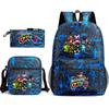 Poppy's Game Time Starry Sky Elementary School Bag Nightmare Animal Large Capacity Backpack Three-piece Set