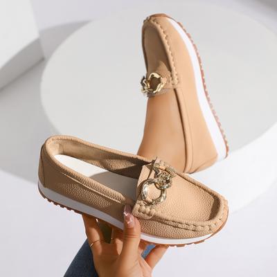 Модные женские кроссовки Весна Осень Новые модные кроссовки Повседневные слипоны Туфли Мэри Джейн Женские с круглым носком Однотонные на мягкой подошве Плоские лоферы