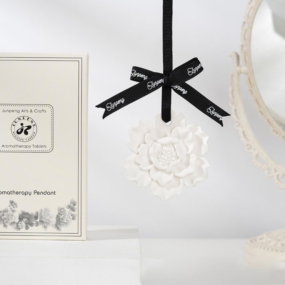 Cherry Blossom Plaster Car Perfume Pendant Gypsum Air Freshener Pendant Aromatherapy Wax Tablets