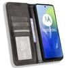 Кожаный чехол-книжка в стиле ретро для Motorola Moto G04 4G/G04s 4G/G24 4G/G24 Power/E14 4G