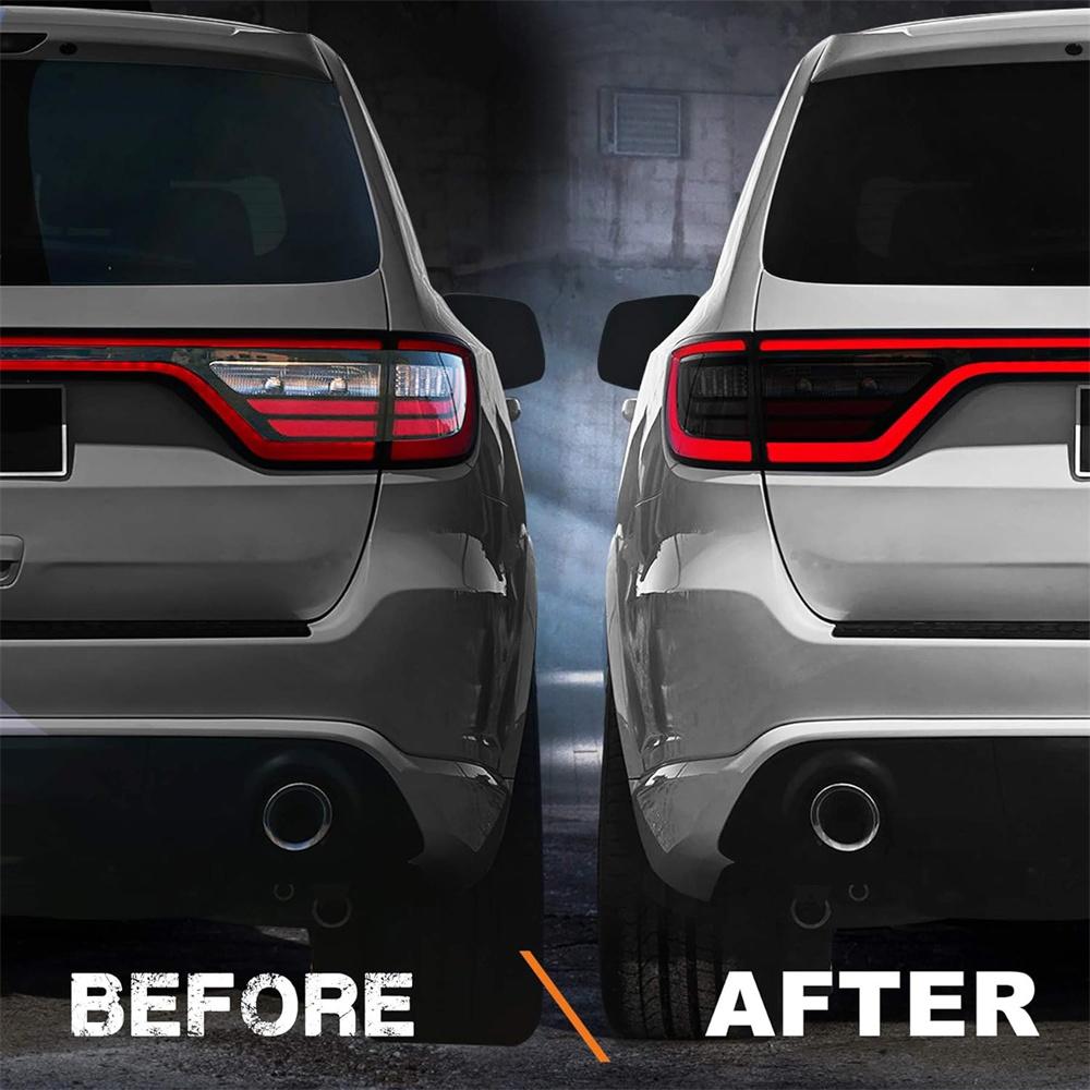 Smoke Tail Light Overlay Tint Vinyl Film Precut For Dodge Durango 2014-2021