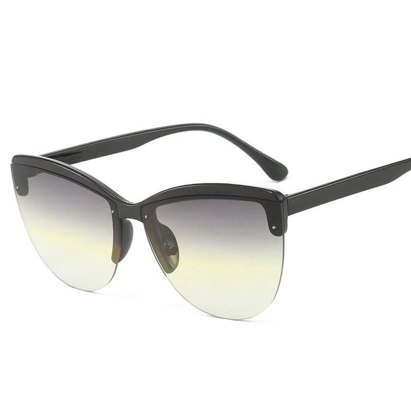 Солнцезащитные очки формы «кошачий глаз» для женщин, винтажный ретро-стиль, защита UV400, женские очки для путешествий, вождения
