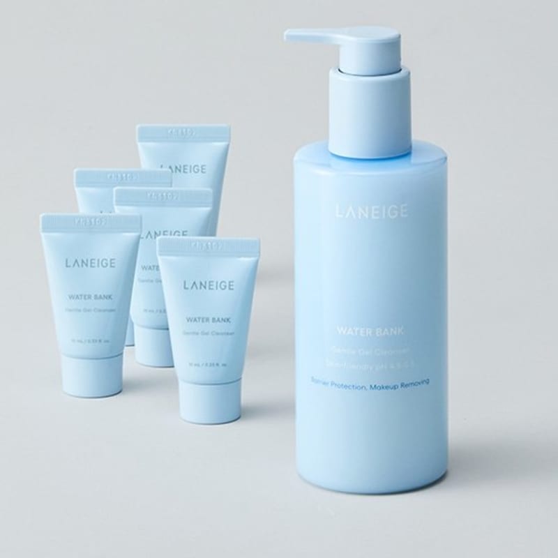 LANEIGE Water Bank Gentle Gel Cleanser 250ml Special Set (+10ml*5 Additional Gifts)