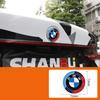 Наклейка на автомобиль BMW M E46 E60 A 72/81 мм Капот Автомобиля Передняя Задняя Крышка Багажника Рулевое Колесо Шильдик Значок Заменяемая Наклейка BMW G30 E36 F20 E46 QBT-BMW A1