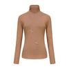 Thermal Sets Women's Knit Long Sleeve Top with High Neck, Slim Fit, Warm Casual Sweater