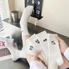 5 Pairs Cool Women White Cute Funny Socks Set Cartoon Lady Autumn Winter Female Girl Kawaii Sport Short Socks For Women