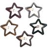 Geometric Star Side Clip Y2k Hollow Hair Clip Personality Rhinestone Star BB Clip\  Photograph