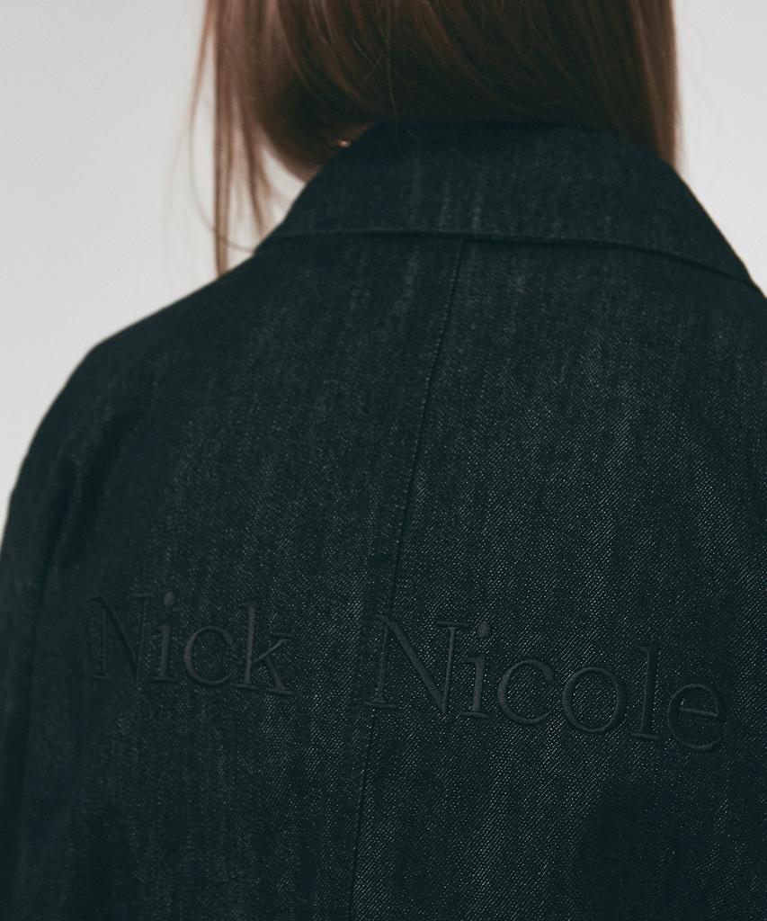 Nick&Nicole Блузка из стираного денима Nicole_Черный