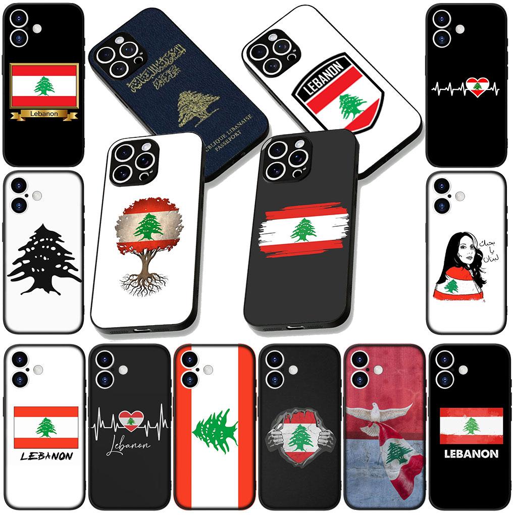 Soft Cover for Samsung Galaxy S22 S21 S20 FE Ultra Plus A35 A36 A55 A37 A33 A34 A57 Casing Phone Case Lebanon Flag Emblems