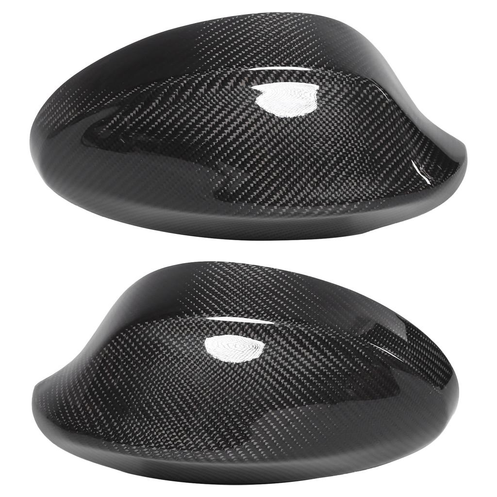 Pair of Rearview Side Mirror Cover Cap Carbon Fiber Replacement for 3 Series E90 PreLCI 20052008