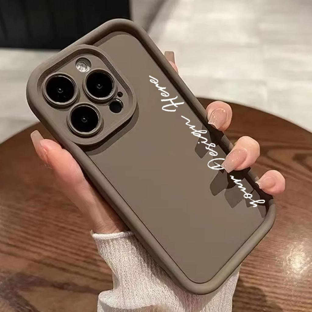 Customized Signature Luxury Candy Matte Phone Case For Xiaomi POCO X7 Pro 5G X6 X5 X4 GT X3 NFC M6 4G M5s M4 M3 F6 F5 F4 F3 C75 C65 C61 C40 Soft Cover