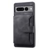 Shockproof RFID Blocking Case for Google Pixel 7 Pro 5G PU Leather TPU Phone Shell with Card Holder,Kickstand