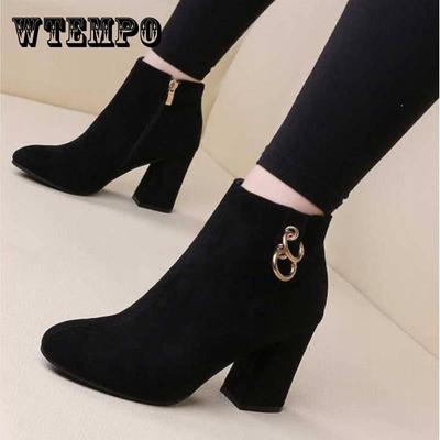 Осенне-зимние замшевые повседневные ботинки «Челси», женские модные ботильоны, зимние плюшевые теплые женские ботинки