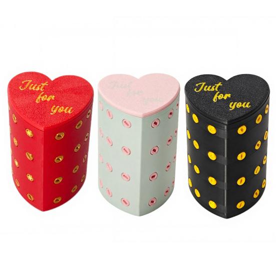 Annoying Gift Box with Screws 3D Printed Heart-shaped Present Box Hilarious Money Card Container Prank Gag Gift for Birthdays Anniversaries Parties