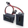 Зарядный разъем для лампы с разъемами для кабелей USB-розетка Type-C Двухслойная розетка Адаптер на 2 порта для светодиодных игрушек