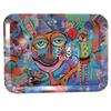 Allen Designs [P5693] - Small Multi-colored 'Allen Designs' Tray (party) - 24x18 Cm