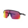 Oakley Солнцезащитные очки с логотипом из ацетата с неправильной оправой Унисекс Черные 0OO9463A-01