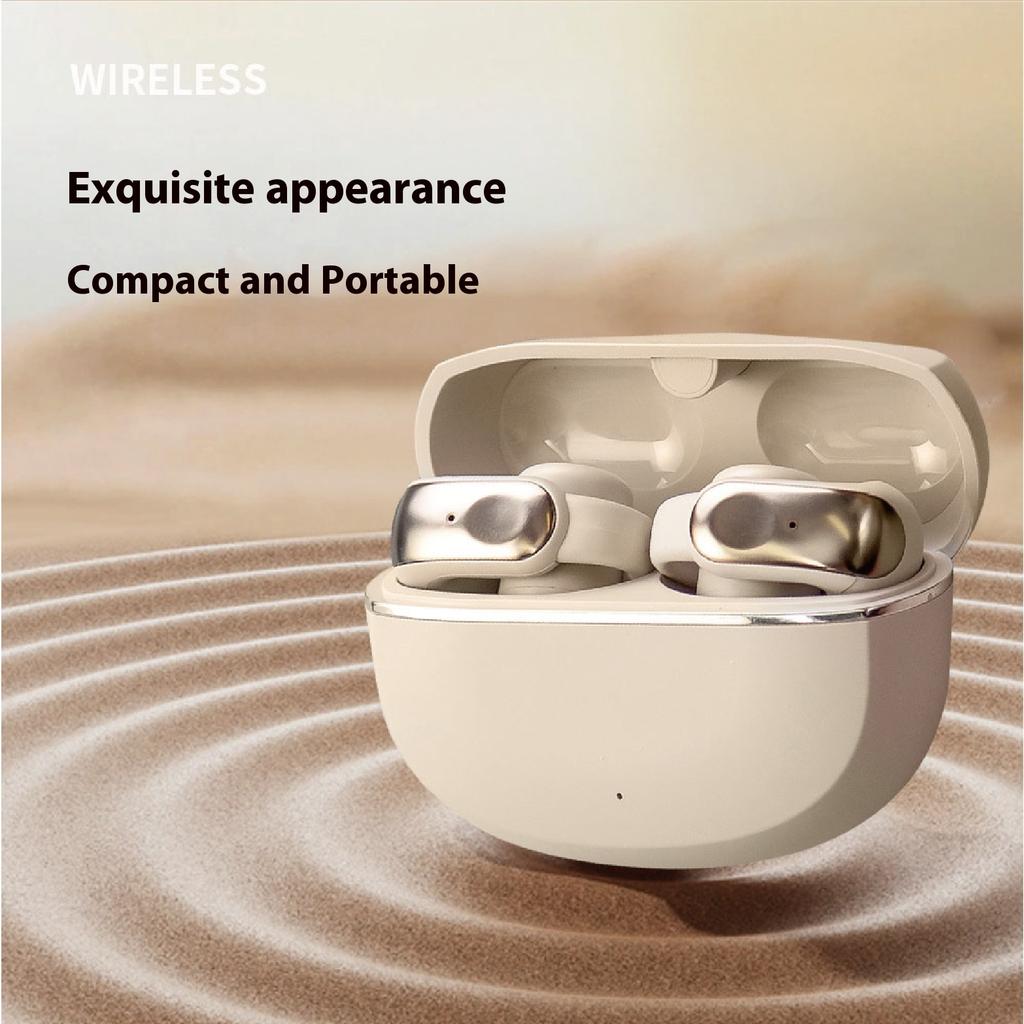 Ear Clip Bluetooth Headset Sports for Android Apple Long Battery Life Digital Display