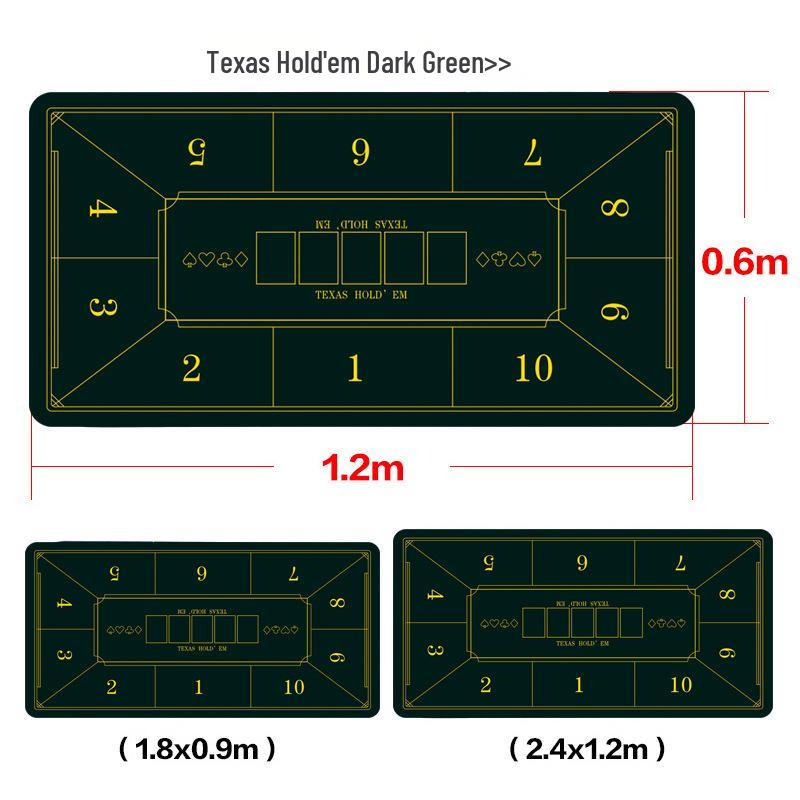 Популярный нескользящий резиновый коврик для стола и коврик для мыши для Техасского Холдема Гуаньдана