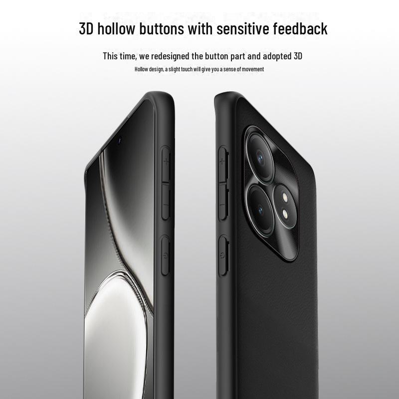 Защитный чехол Realme GT Neo 6 SE из жидкой кожи — защитный чехол от падений, цельный дизайн, подходит для мобильного телефона.