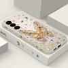 Чехол Ins с рисунком бабочки для Samsung Galaxy S26 S25 Ultra S24 S23 S22 Plus S21 FE A15 A16 A17 A35 A36 A54 A55 A56 5G Мягкая крышка