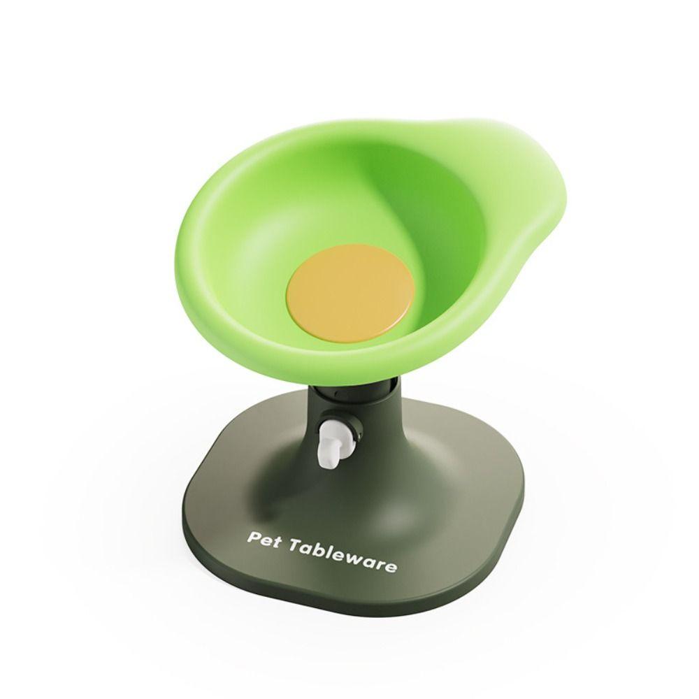 Creative Cat Food Water Bowl Adjustable Height Angle Elevated Pet Feeder Bowl Household