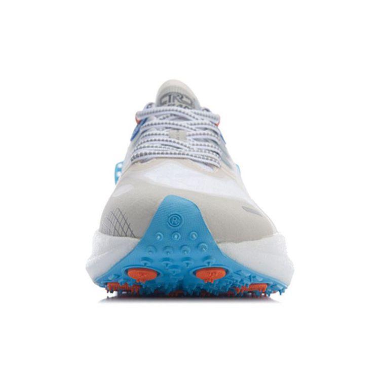 Li Ning Youxia Essential Elastic Sports Удобные низкие кроссовки для бега унисекс сине-белые ARHR041-1