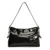 Ielgy High-End Fashion Tote Bag Trendy Chain Shoulder Armpit Bag Large Capacity Cross-Body Commuter Bag