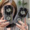 Retro Creative Audio Tape Pattern Case For Samsung Galaxy S25 S24 S23 S22 Ultra Plus S21 FE A56 A35 A55 A34 A54 A53 Clear Cover