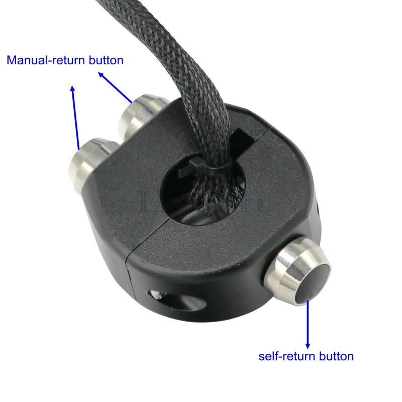LMoDri мотоцикл 7/8 "мгновенный переключатель с защелкой 22 мм переключатели из алюминиевого сплава ручки для мотоцикла сброс