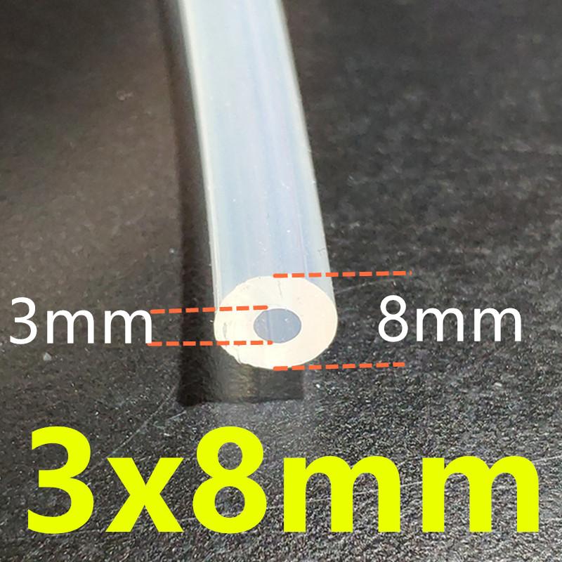 1 Meter 27 Sizes 0.5mm To 12mm Food Grade Transparent Silicone Tube Rubber Hose Water Gas Pipe Dropshipping Sell At A Loss