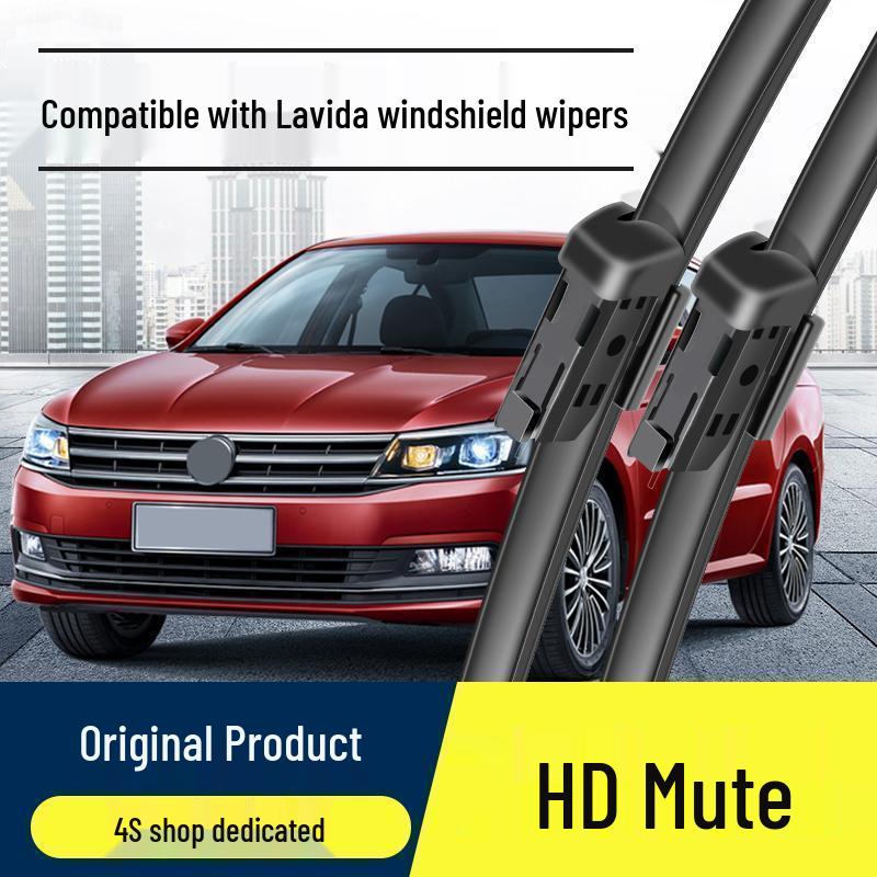 Бескаркасная бесшумная передняя щетка стеклоочистителя Volkswagen Lavida с оригинальной резиновой полосой