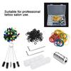 Professional Rubber Bands Tattoo Handle Cleaning Brush Tools Set Tattoo Accessories