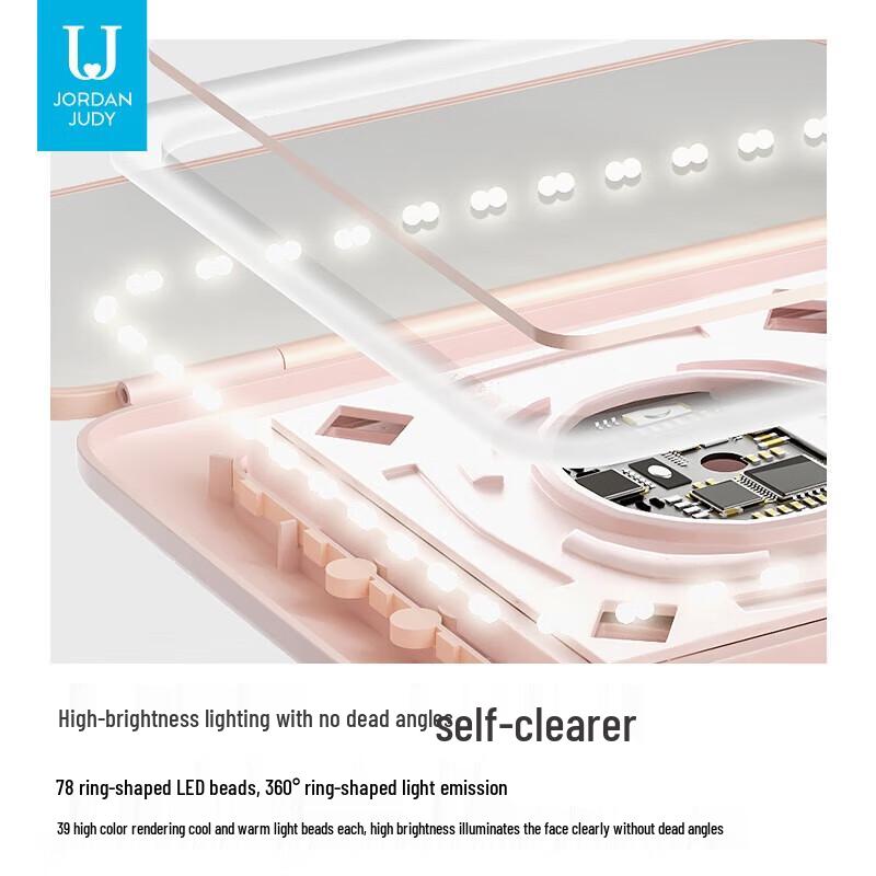 Jordan Judy LED Smart Foldable Makeup Mirror with Light