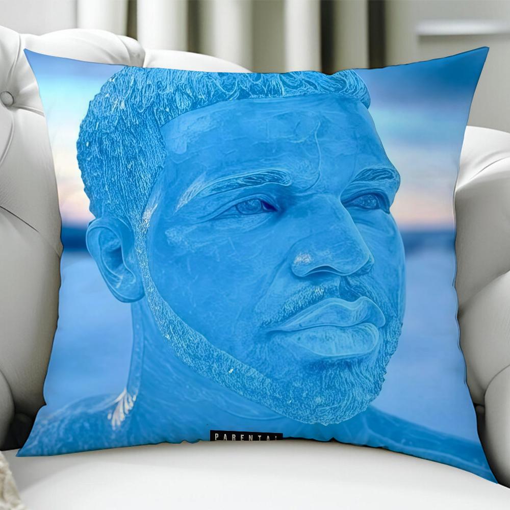 D-Drake-Es I-Iceman Крутой Рэпер Наволочка Подарок на День Рождения Юбилей Двусторонняя Печать Наволочка на Подушку Мягкая Кожа