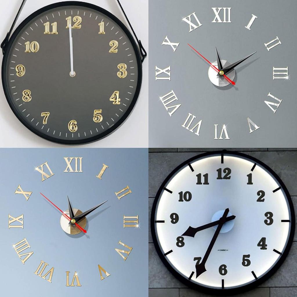 Precise 3CM Clock Numerals High Accuracy Arabic Number Roman Numerals Digital Clock Repair Tool Easy Installation