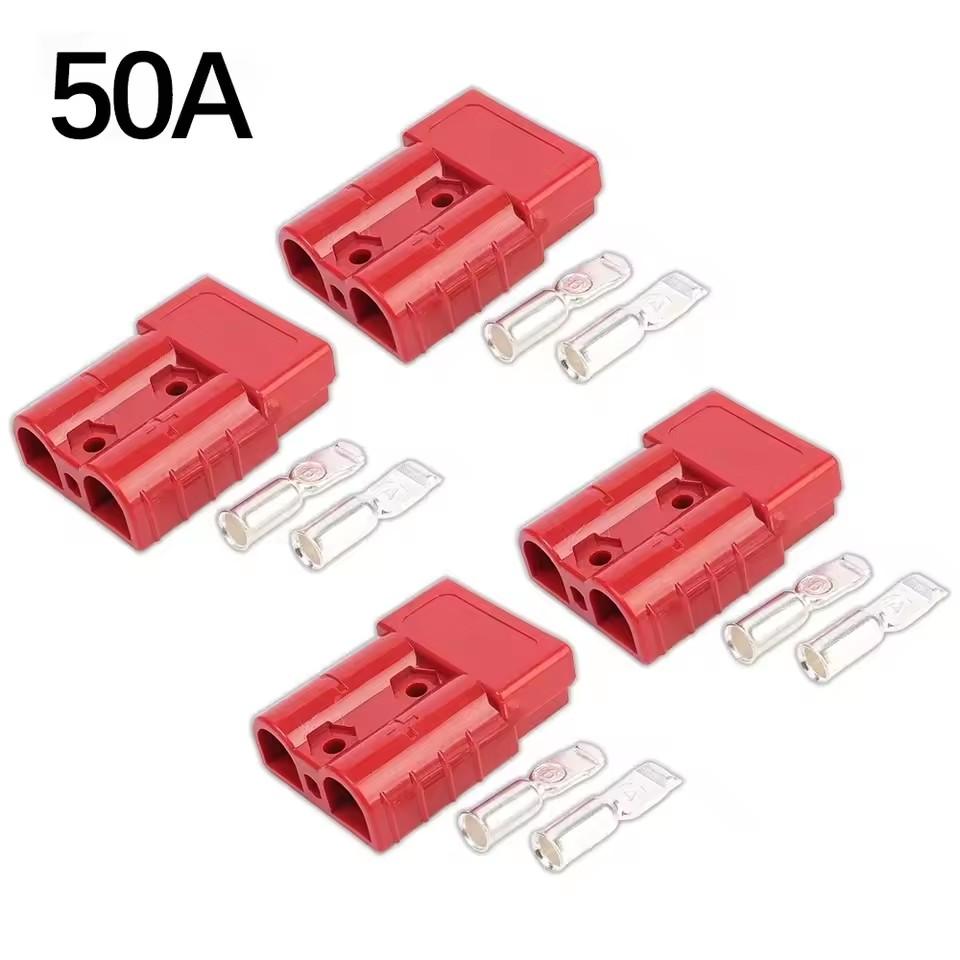 Forklift Battery Connector Plug 50A 120A 175A Quick Connect Disconnect Wire Harness Cable for Winch Trailer Trolling Motor Car