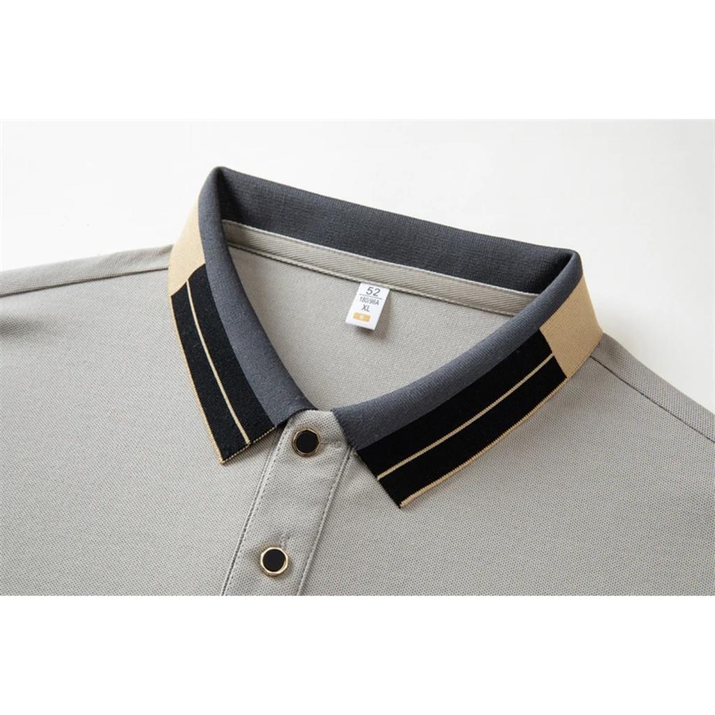 STORN Новая мужская рубашка в стиле business casual с коротким рукавом, однотонная рубашка-поло, модная, дышащая, удобная, универсальный топ