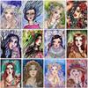 5D DIY комплект алмазной живописи мультфильм комиксы девушка принцесса домашний декор полная квадратная и круглая вышивка мозаика вышивка крестиком краска распродажа